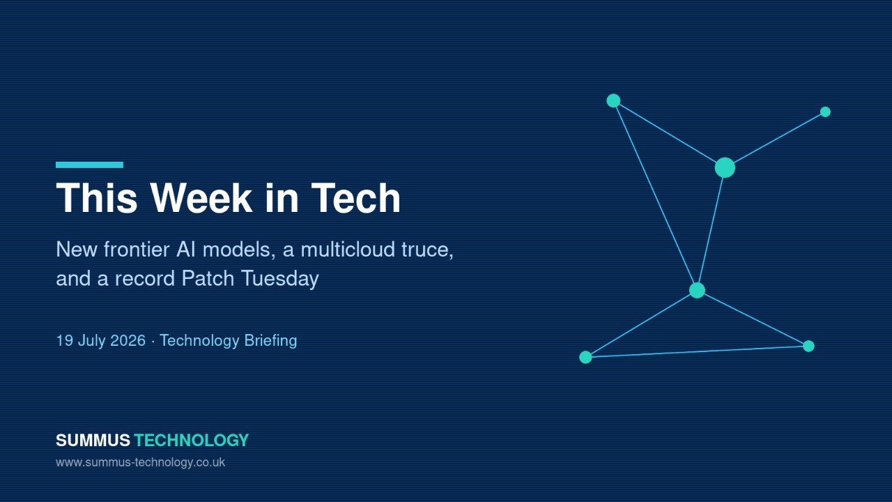 This Week in Tech — 19 July 2026